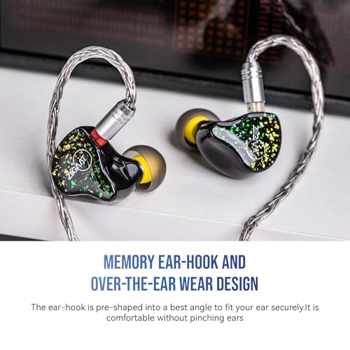 Linsoul كابل Linsoul Tripowin Zonie IEM، بطول 2م، كابل سماعة أذن مطلي بالفضة 16 نواة، سلك مراقبة داخل الأذن لموسيقيي الصوتيات (2 دبوس مغمور) - Image 5