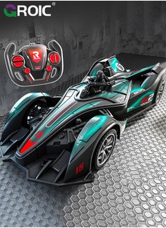 GROIC F1 Remote Control Car, Electric RC Car,  2.4Ghz Scale Model Racing Car Toys, Rechargeable Remote Control Stunt Car Toys, Children's Simulation Electric Racing Four-wheel Drive Racing  - Image 1