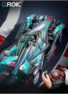 GROIC F1 Remote Control Car, Electric RC Car,  2.4Ghz Scale Model Racing Car Toys, Rechargeable Remote Control Stunt Car Toys, Children's Simulation Electric Racing Four-wheel Drive Racing  - Image 2
