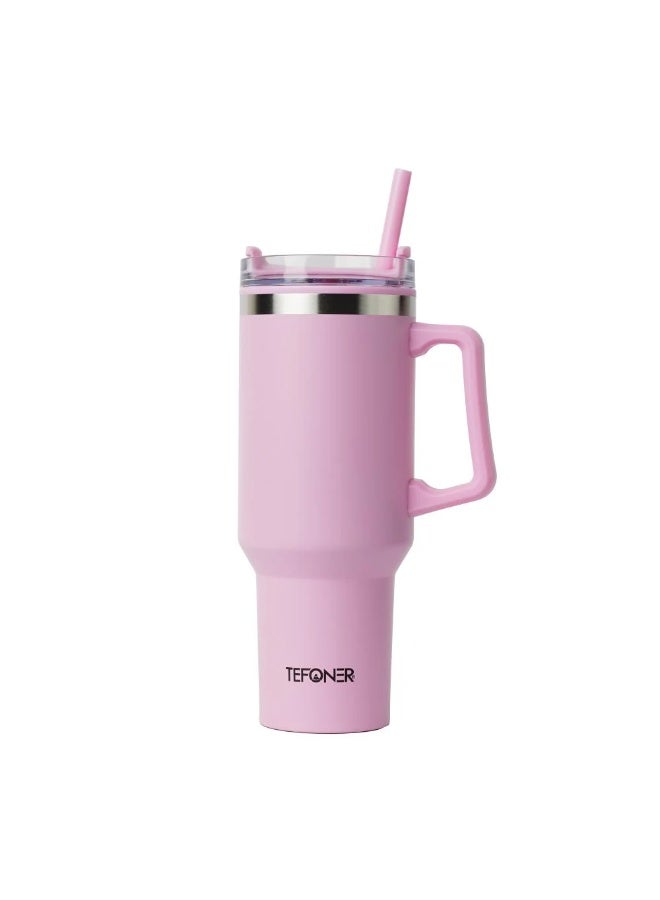 تيفونر كوب تيفونر للسفر (40 أونصة) - رفيقك المثالي للهيدرات اليومية بتصميم يجمع بين الأناقة والمتانة الفائقة - Image 1