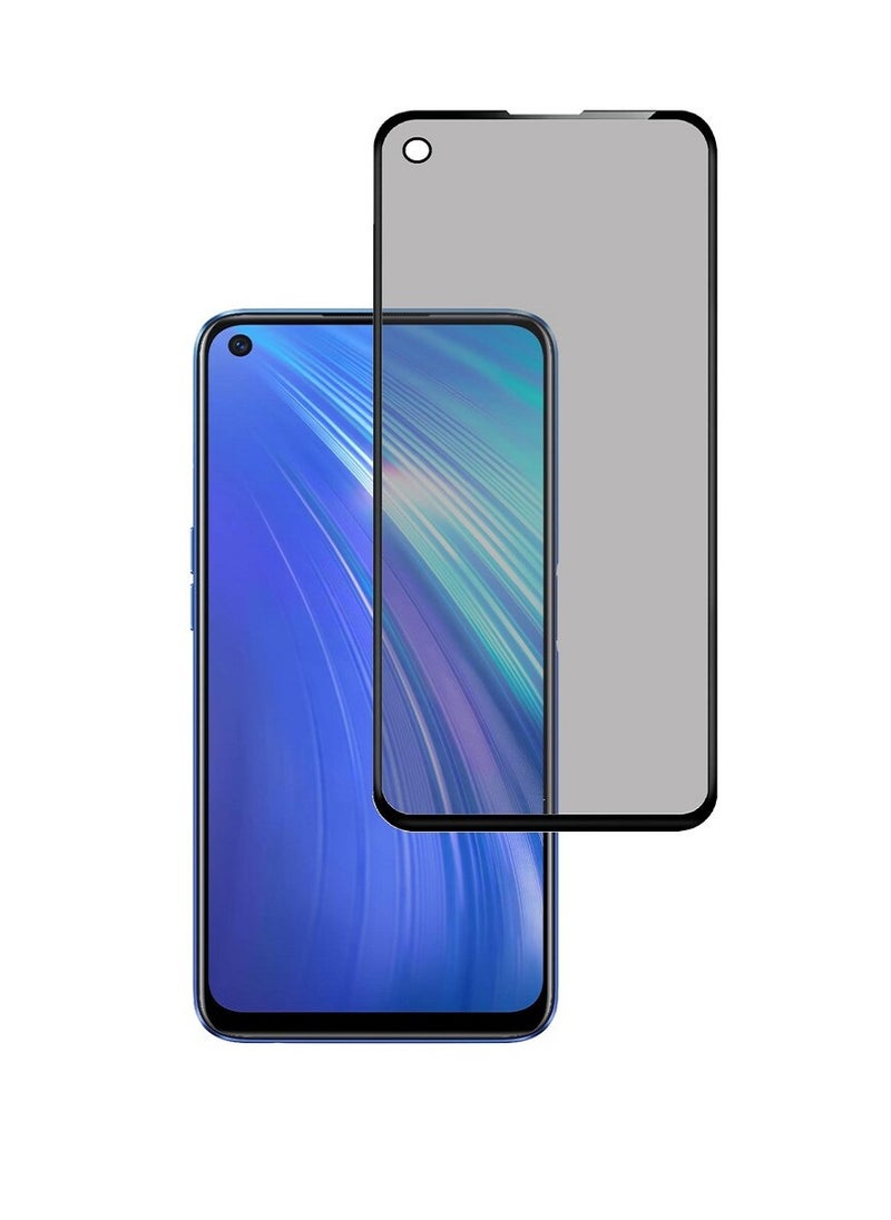 Super Tempered Glass Screen Protector Anti-Spy Privacy  Designed For Oppo A53 5G Full Screen Coverage And Bubble Free - Image 1