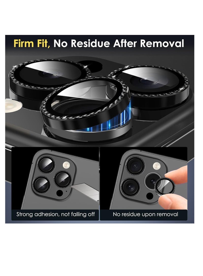 ten.tech Camera Lens Protector For iPhone 15 Pro/iPhone 15 Pro Max, iphone 14 pro max, iphone 14 (Keep Original Shooting) Tempered Glass Screen Protector Metal Individual Camera Cover Accessories Case Friendly - Image 2