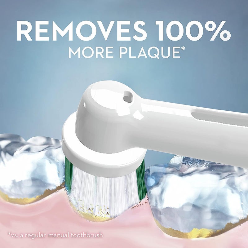 Daily Clean Replacement Brush Heads for Electric Toothbrush, Pack of 3 - Image 2