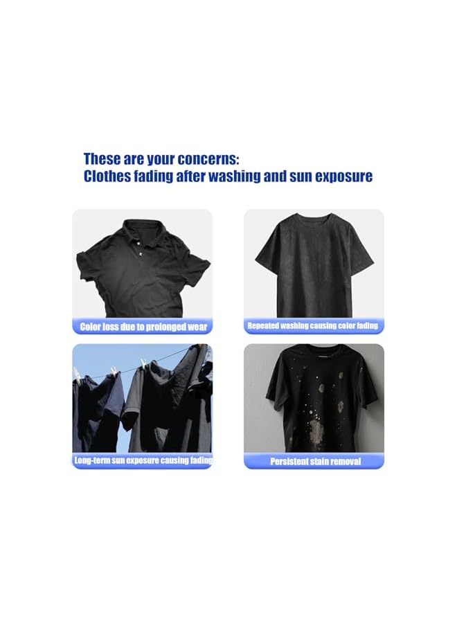 Clothing Dye - Blackening Restore Color Sheets | Textile Darkening Fabric Dyes,for Silk Linen Cotton T-Shirts Pants Sweaters Jeans Jacket Shoes Art Crafts Home - Image 4