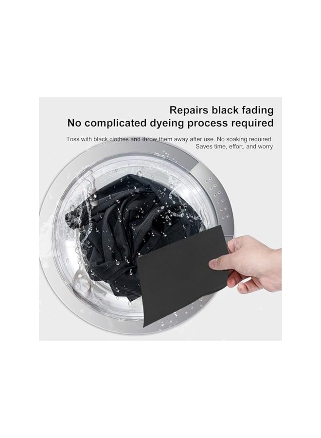 Clothing Dye - Blackening Restore Color Sheets | Textile Darkening Fabric Dyes,for Silk Linen Cotton T-Shirts Pants Sweaters Jeans Jacket Shoes Art Crafts Home - Image 5
