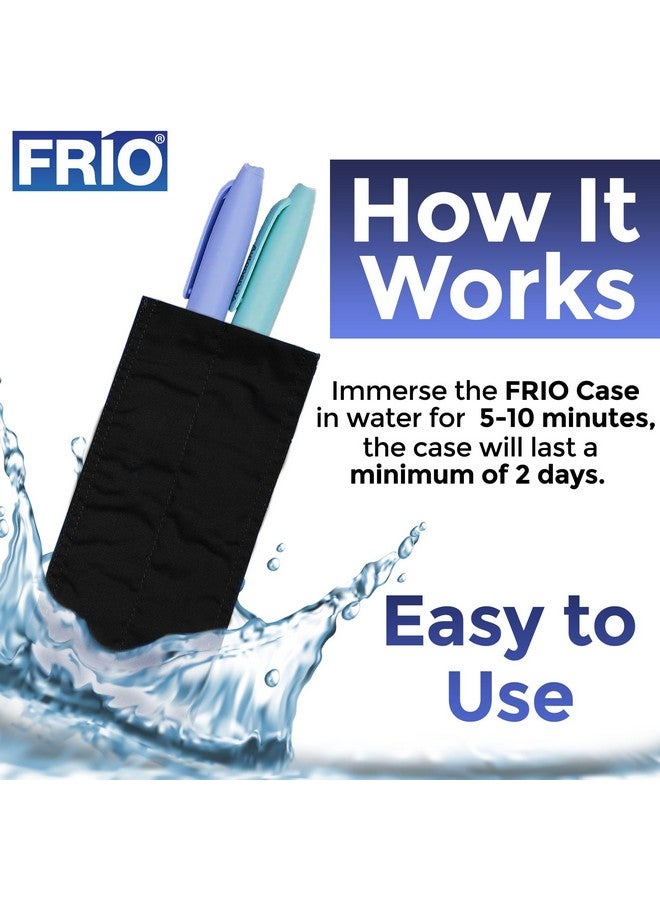 FRIO ® ديو: محفظة سفر لتبريد الأنسولين (بنفسجي) لمرضى السكري مصنوعة في المملكة المتحدة - بدون أكياس ثلج، مرة أخرى أبداً! - Image 2