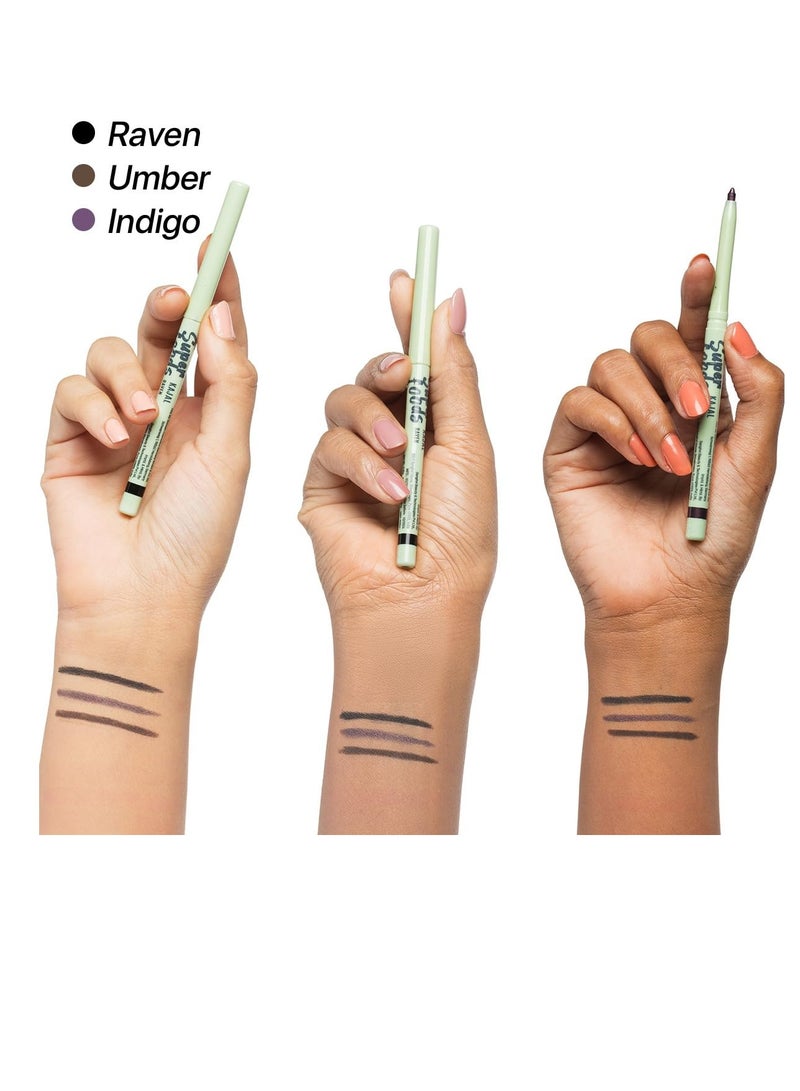 MyGlamm Superfoods Indigo Kajal Deep Purple  Long Lasting  Waterproof  Smudge Proof  Matte Finish Eye Pencil  0.35g - Image 3