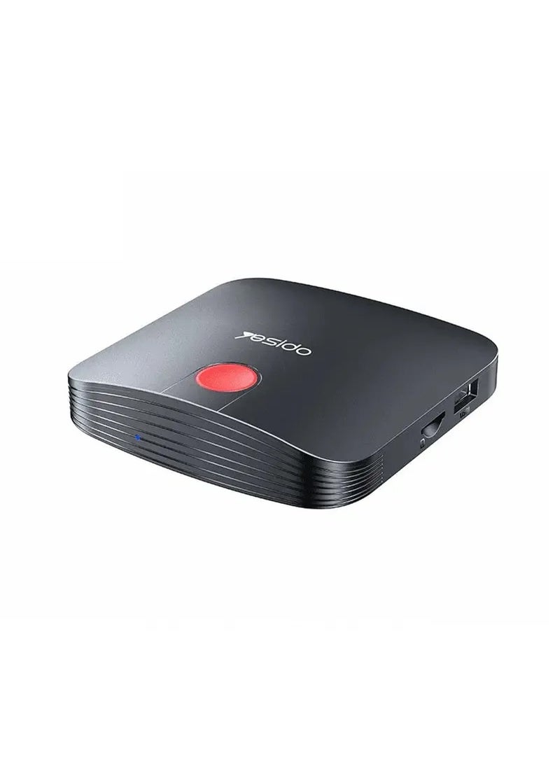 TV11 Smart TV Box With 4K Decoding 6 In 1 Multipurpose Black