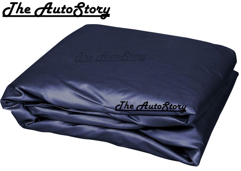 The Autostory 190 Taffeta Water Resistant Car Body Cover Compatible with Maruti Swift (2012 to 2017) with Mirror & Antenna Pockets (Navy Blue) - Image 3