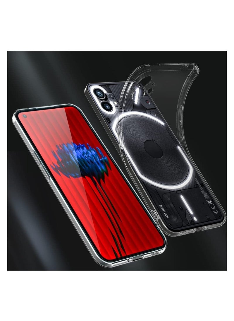 Raxoom Compatible Nothing Phone 1 Case Clear Slim Fit Ultra-Thin Soft TPU Anti-Slip Grip Phone Cases Lightweight Anti-Scratch Back Cover Grip - Image 5