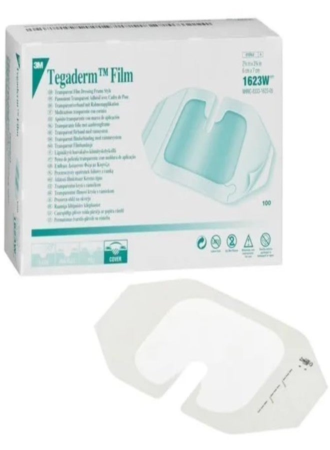 انمول غشاء لاصق للضمادات بحواف، 6 سم × 7 سم (1623W)، 10 قطع - Image 1