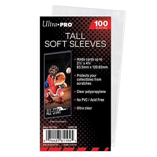 Ultra Pro Card Sleeve - Tall (100 per Pack) - Image 4