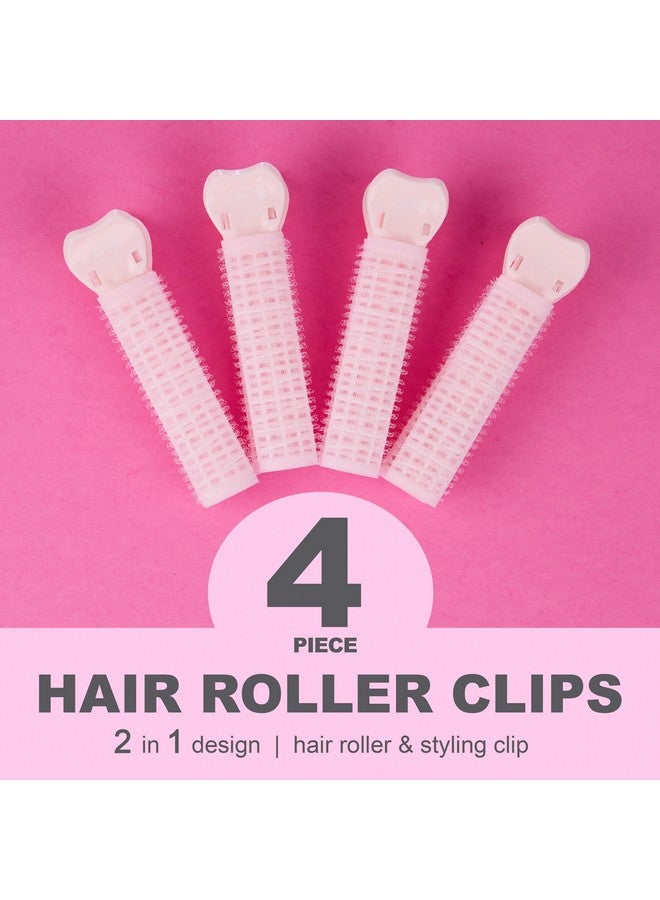 Expressions 4Pc Hair Roller Clips Premium Quality Hair Accessories For Women Hair Curler & Root Lifter Volumizer Hair Clip Set 2In1 Design Hair Roller & Hair Styling Clips - Image 2