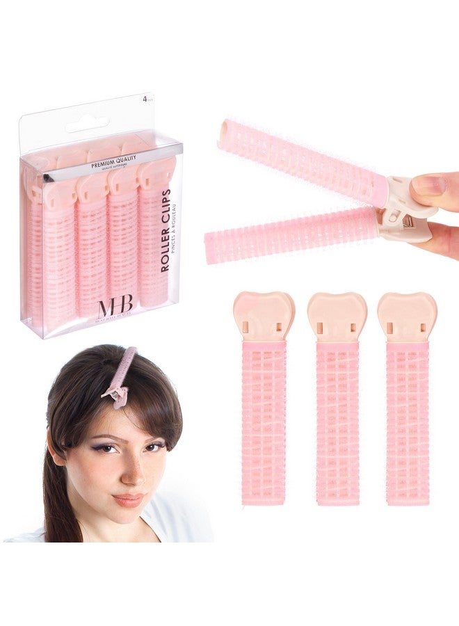 Expressions 4Pc Hair Roller Clips Premium Quality Hair Accessories For Women Hair Curler & Root Lifter Volumizer Hair Clip Set 2In1 Design Hair Roller & Hair Styling Clips - Image 1