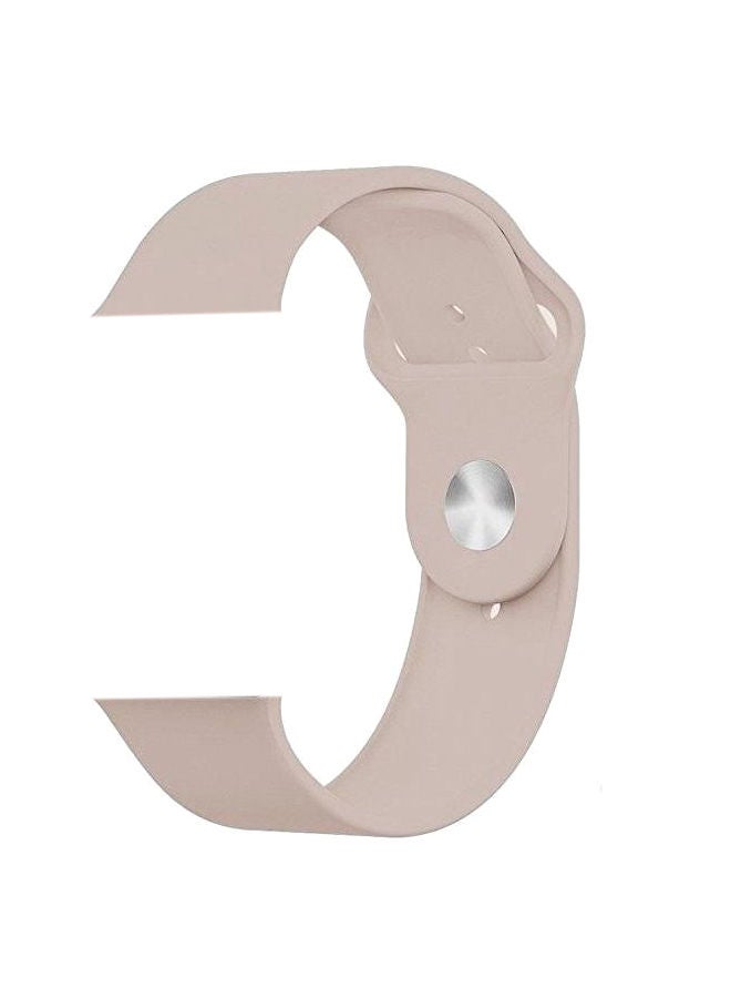 NIBEMINENT Replacement Band For Apple Watch Series 3/2/1 Beige