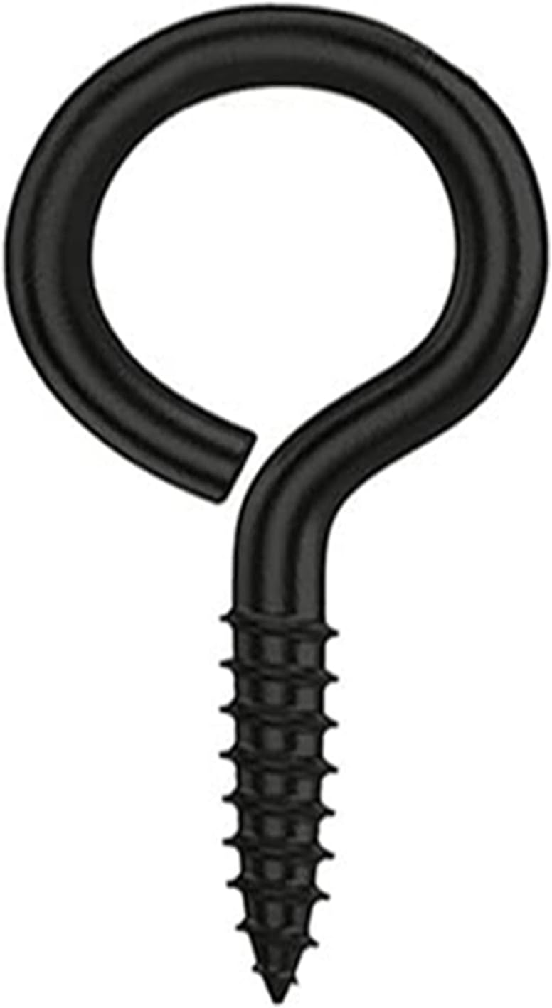 Axe Sickle Black 1 Inch Metal Screw Eye Pins Hooks Mini for DIY Jewelry Making, Arts & Crafts Project, 100 Pcs - Image 3