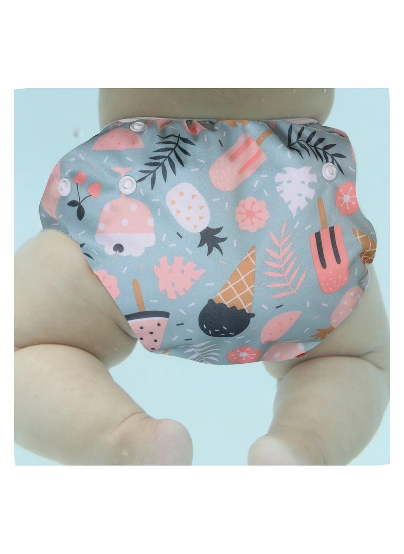Polka Tots Polka Tots Reusable Swim Diaper - Candy  - Image 1