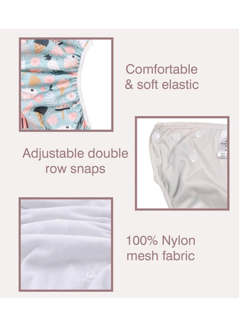 Polka Tots Polka Tots Reusable Swim Diaper - Candy  - Image 4