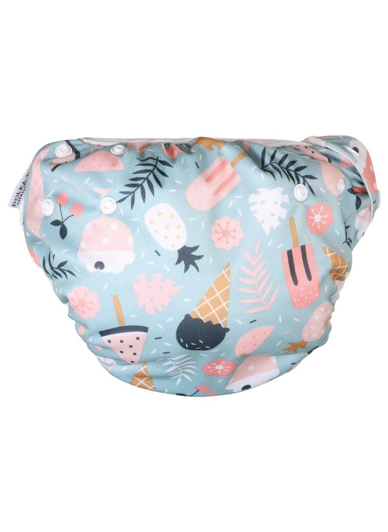 Polka Tots Polka Tots Reusable Swim Diaper - Candy  - Image 2