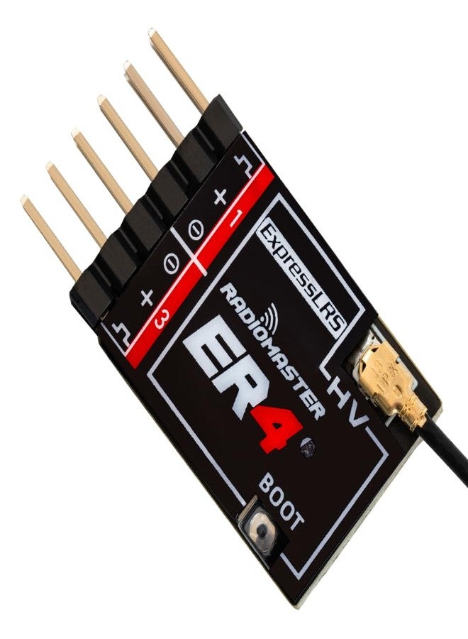 Radiomaster ER4 2.4Ghz 4CH 10mw ExpressLRS PWM Receiver for Small Aircraft Boats Cars - Image 1