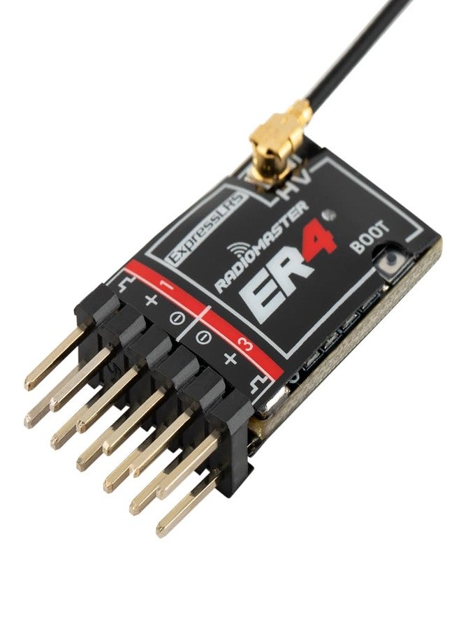 Radiomaster ER4 2.4Ghz 4CH 10mw ExpressLRS PWM Receiver for Small Aircraft Boats Cars - Image 5