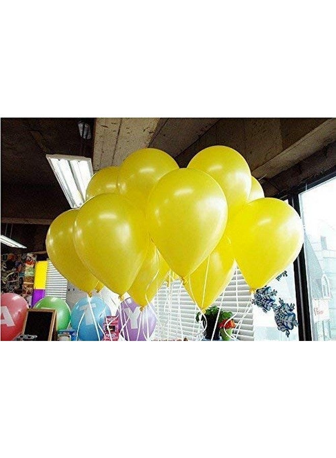 تريشرا بالونات TRISHRA Party Products عالية الدقة ذات اللمسة المعدنية لتزيين حفلات أعياد الميلاد / الذكرى السنوية، عبوة من 25 بالونًا باللون الأزرق والأصفر والوردي - Image 4