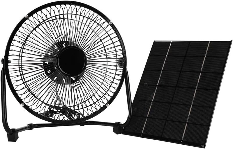 comfrt Solar Panel Powered Fan, Mini Portable Solar Energy Cooling Fan Ventilator Solar Fans for Greenhouse Travel Camping Fishing Solar Fan For Greenhouse - Image 1