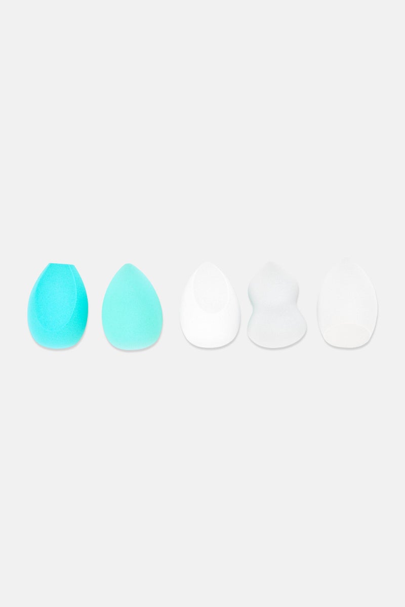 Love Beauty 5 Pieces Makeup Blending Sponge, Multicolor - Image 3