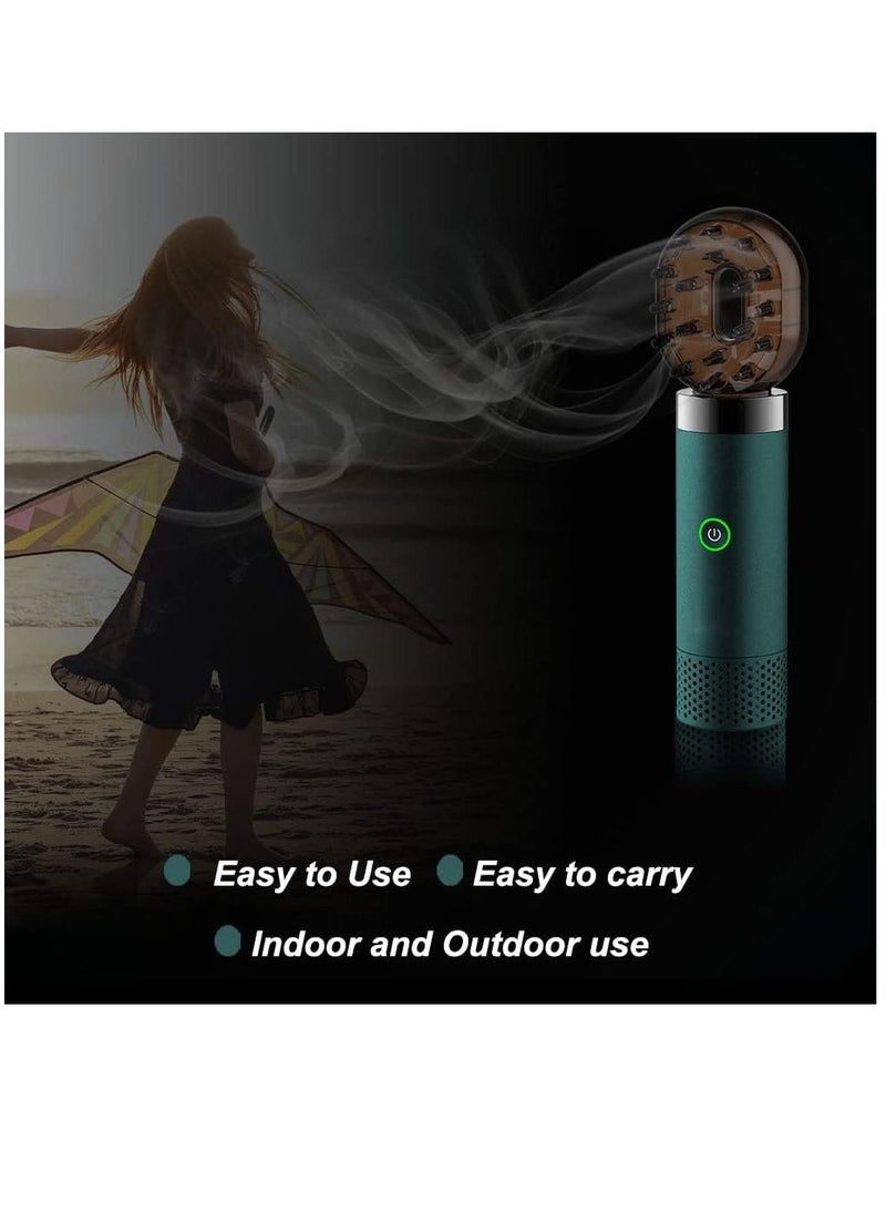 Bakhoor New Modern Arabian Electric Portable Bakhoor Burner USB Rechargeable Comb Bakhoor Incense Holder Green  - Image 5