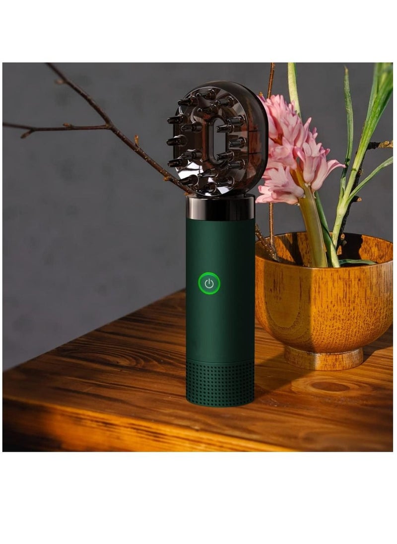 Bakhoor New Modern Arabian Electric Portable Bakhoor Burner USB Rechargeable Comb Bakhoor Incense Holder Green  - Image 3
