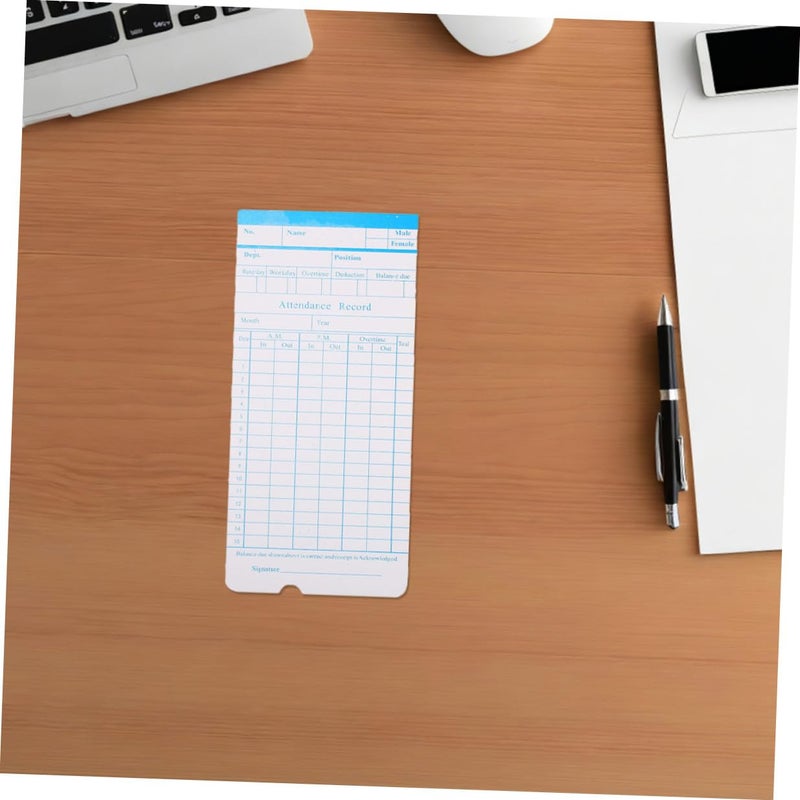 285 Pcs Double Sided Attendance Cards Wear Resistant Paper Bulk Pack For Office Employee Tracking - Image 5