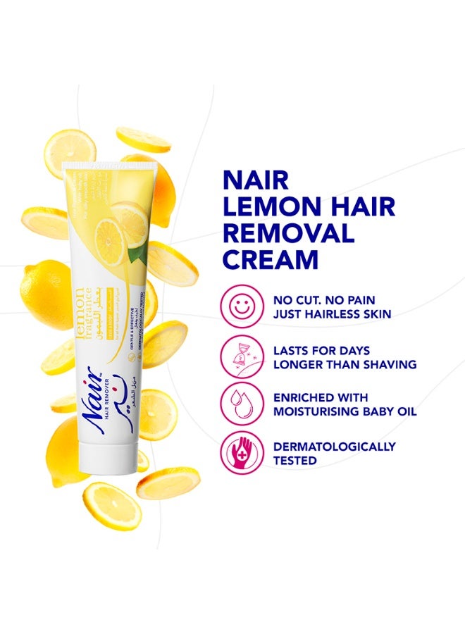 نير كريم نير لإزالة الشعر بزيت الأطفال والليمون، ١١٠ غرام - Image 3