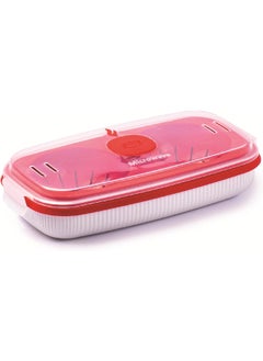 Snips Egg Poacher and Omelette Maker for Microwave White and Red 750ml 000848  - Image 2