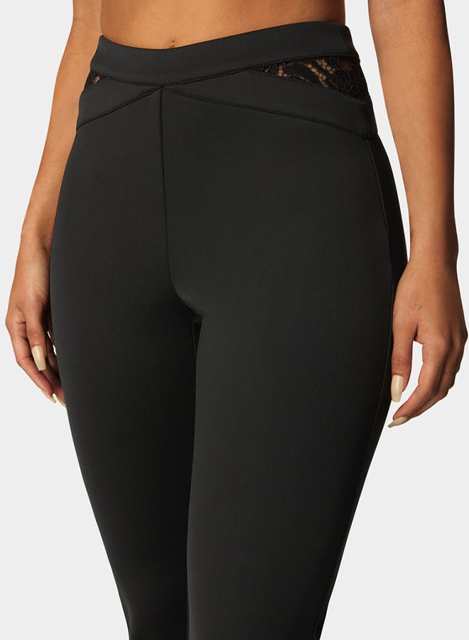 bebe Scuba High Waist Slim Leg Pant - Image 2