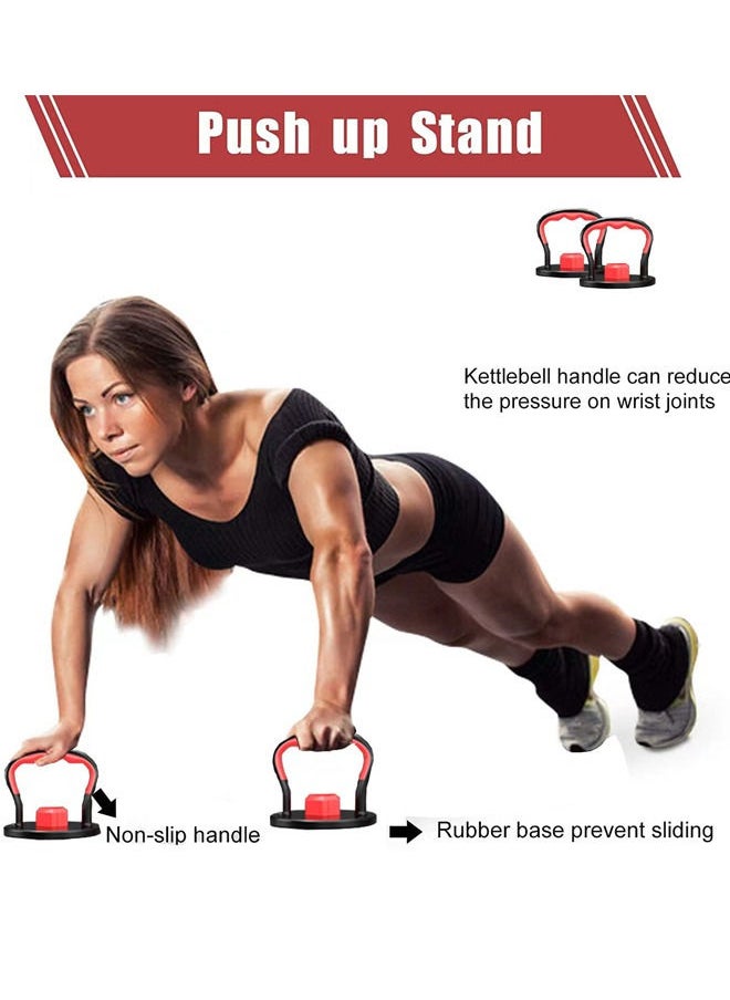 Rock Pow - Adjustable Dumbbells Set for Man and Women 6 in 1 20KG Multifunctional Free Weights Dumbbells Set Kettlebell Barbell Push-up lifting Training Home Gym Workout Exercise - Image 1
