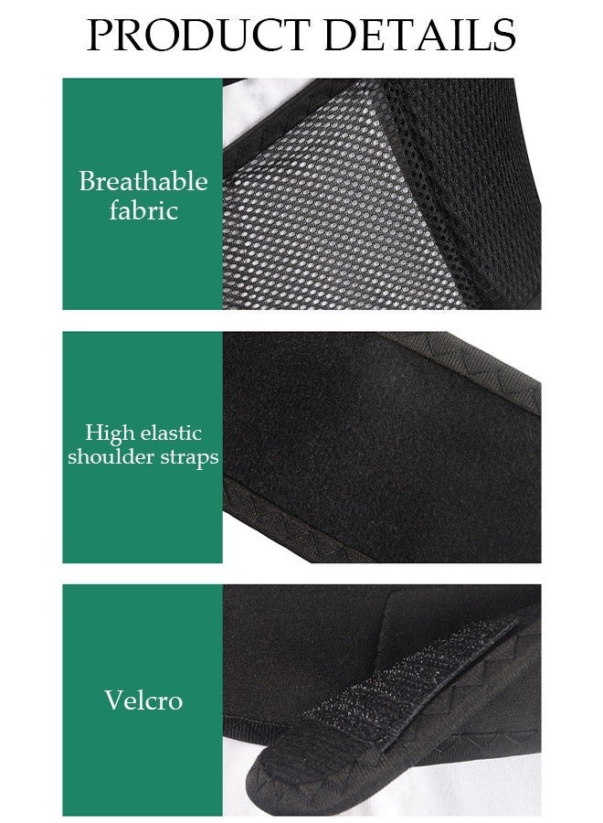 DUNISO Posture Corrector Belt for Adults and Kids Comfortable Adjustable Back Braces Improve Neck Shoulder Posture Bands Pain Relief for Back Shoulders Neck M - Image 3