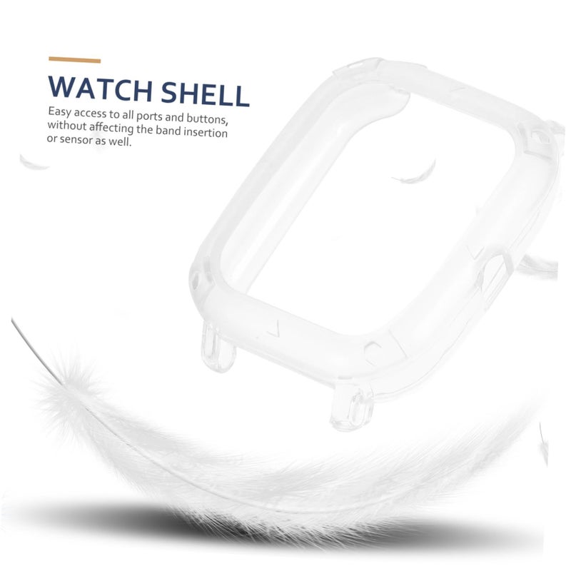 2pcs TPU Protective Case Watch Screen Protector Slim Cover For Daily Workouts Precise Cutouts - Image 5