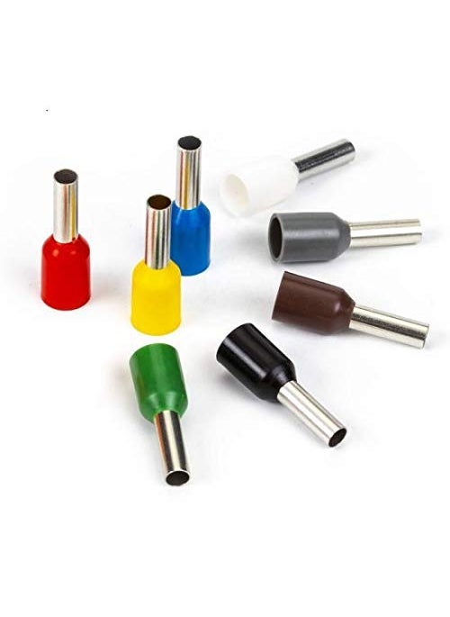 KAMCON Wire Ferrules Copper Crimp ConnectorsWire Crimping Tool KitInsulated Cord Pin End Terminal 200 15 SQMM E1508