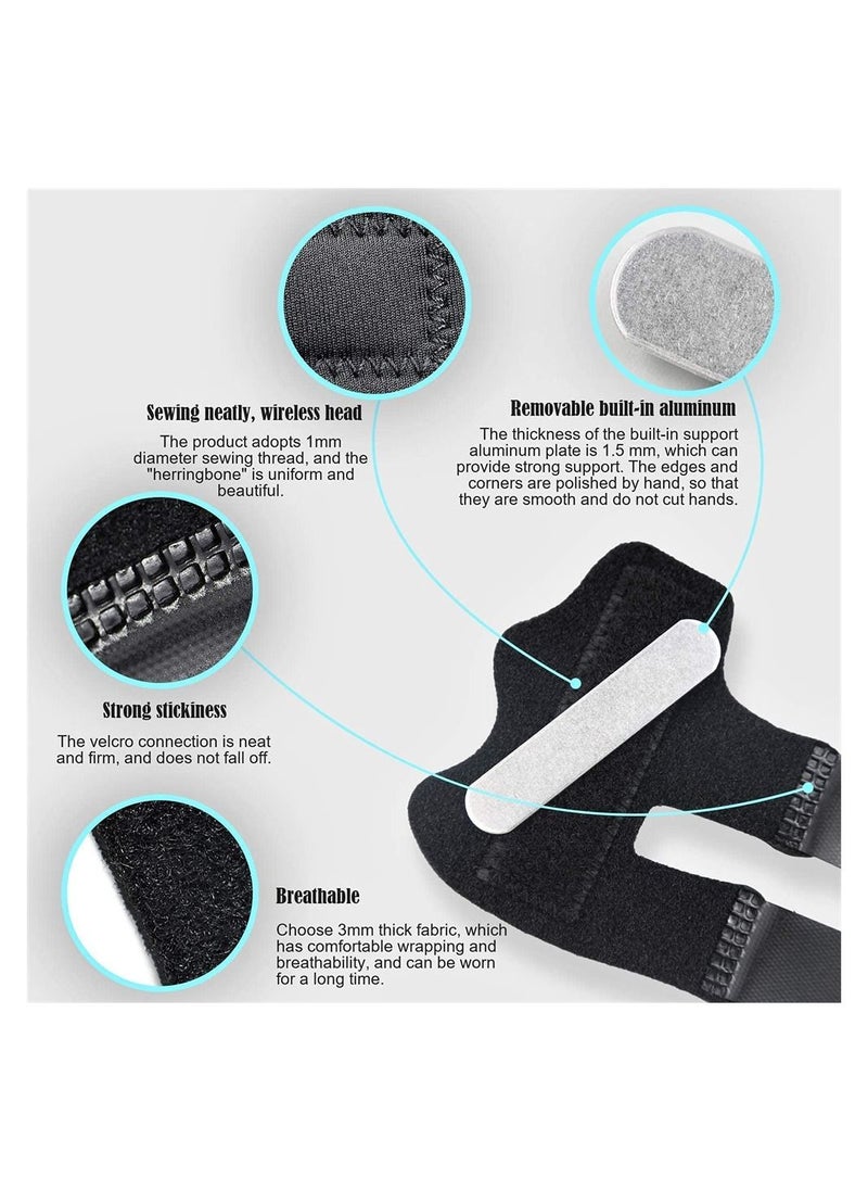 Y&D - 4pcs Trigger Finger Splint, Adjustable Knuckle Immobilizer, Splint Immobilizer for Fracture, Sprain, Fracture Pain - Image 1