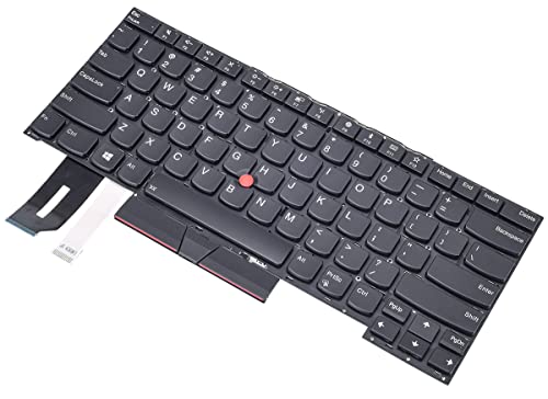 KBRPARTS Replacement Keyboard for ThinkPad T480S T490 T495 E480 E490 E495 L380 L390 L480 L490 Series Laptop with Backlit US Layout - Image 2