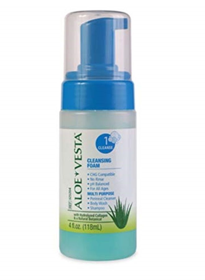 convatec ALOE VESTA Aloe vesta cleansing foam 4 oz 
