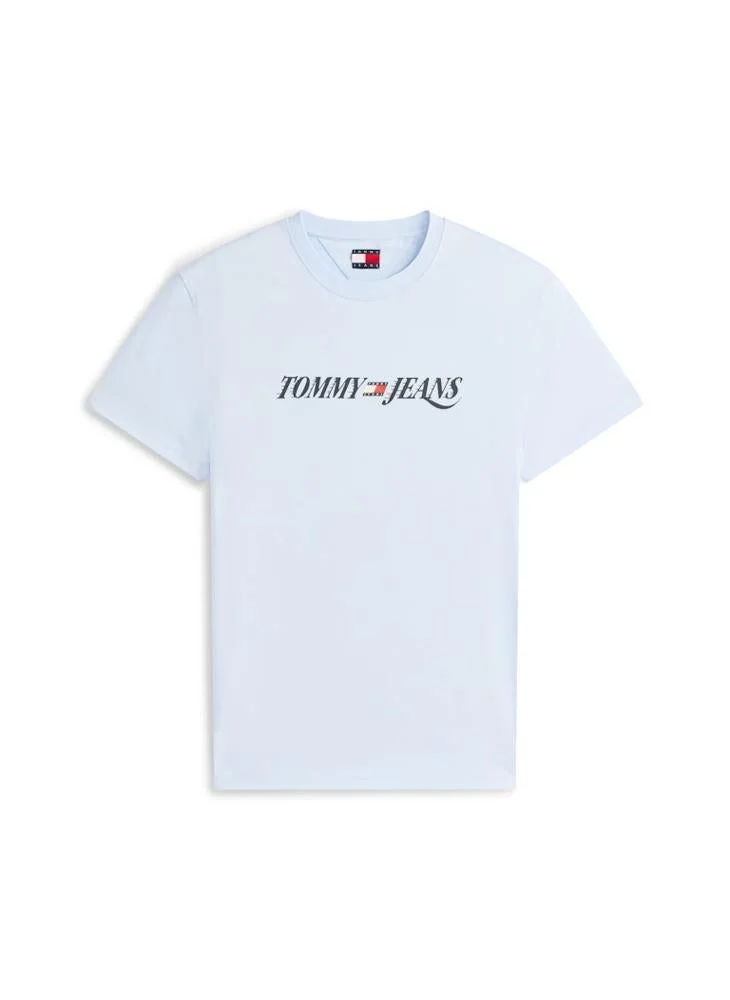 TOMMY JEANS  Logo Crew Neck Jersey T-Shirt for Men | Best Price UAE