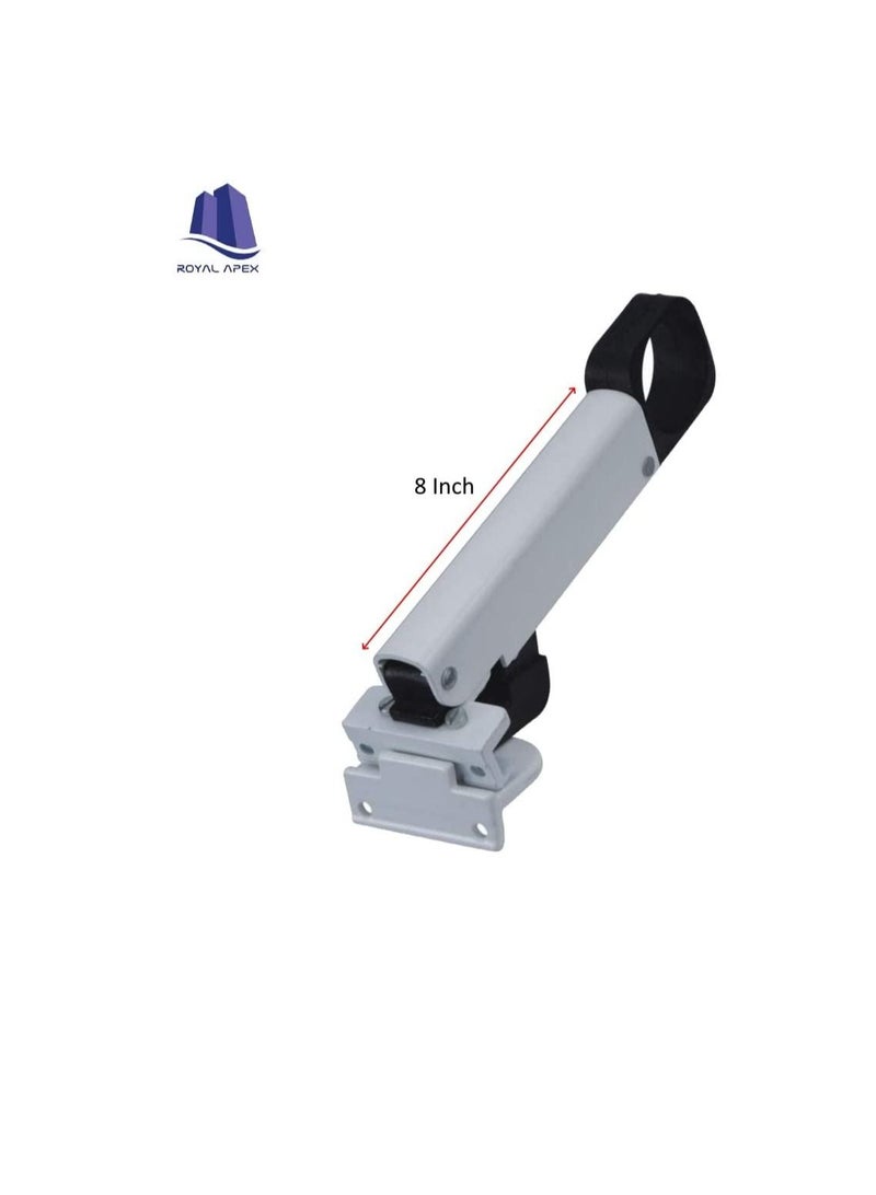 Window Holding Bracket Curtain Wall Pull Handle Arm for Home Interior Hotels (8 Inch, WHITE) - Image 3