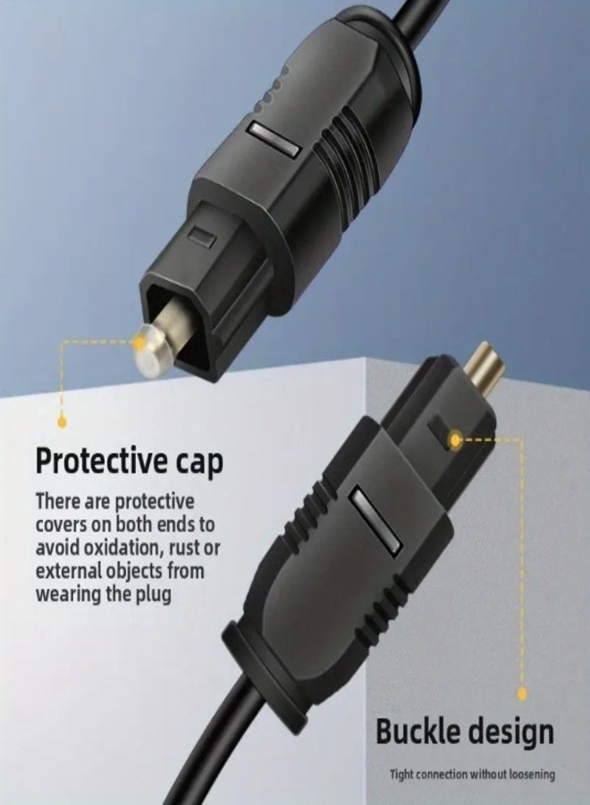 Optical Audio Cable 10M – High-Quality TOSLINK for Home Theater & Sound Systems - Image 2