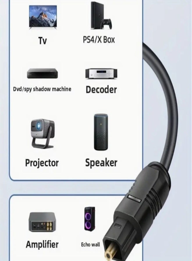 Optical Audio Cable 10M – High-Quality TOSLINK for Home Theater & Sound Systems - Image 4