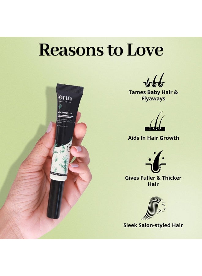 ENN Beauty Volume Up | Hair Finishing Stick Gel For Women|Stick For Baby Hair, Frizz & Flyaways | Enriched With Redensyl, Green Tea & Rosemary For Hair Growth | Non-Sticky & Non-Greasy, 20Ml - Image 3