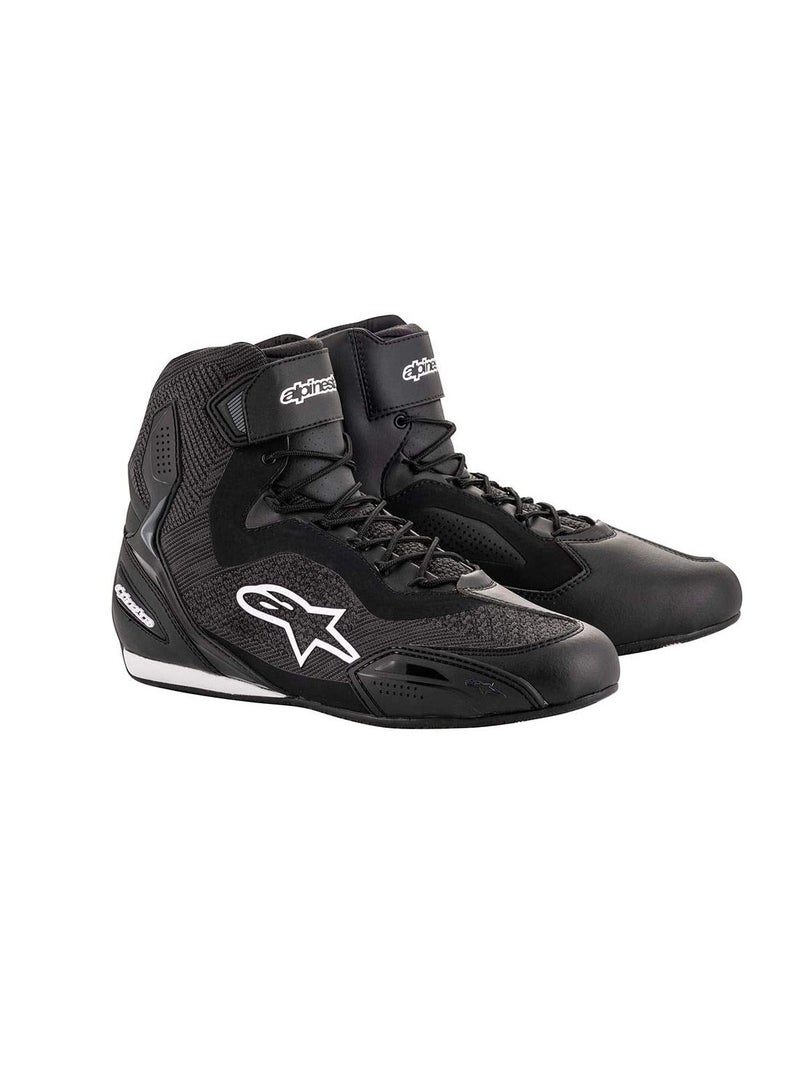 Alpinestars Alpinestars Men's Faster-3 Rideknit Motorcyle Riding Shoe, Black, 9 - Image 1