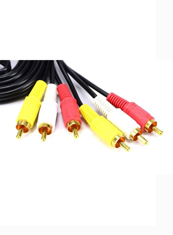 Taimi 8-Piece RCA Cable for Audio, Video Applications 10m - Image 2