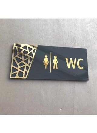 Anthracite Gold Pattern Serial WC Direction Sign - pzsku/ZA0072FA9FFF19EC296B1Z/45/_/1741818041/135a1a62-25fa-4cc3-9175-ade095dac250