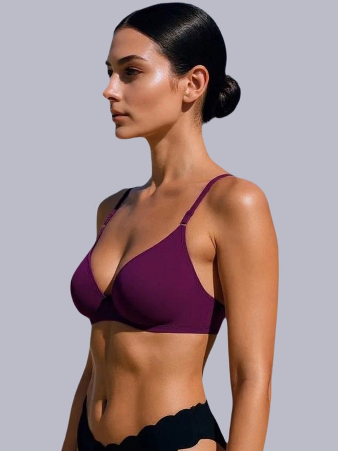 Eden Pack of 2 - Non-Padded Non Wired Cotton Blend T-Shirt Bra - Image 4